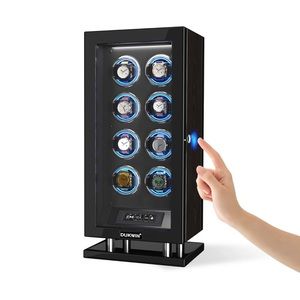 DUKWIN Watch Winder Fingerprint Lock Automatic Watch Winders for 8 Watchesl